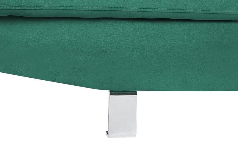 Norreia 5-Pers. Hjørnesovesofa Venstre - Velour/Grøn - Møbler - Sofaer - Sovesofaer