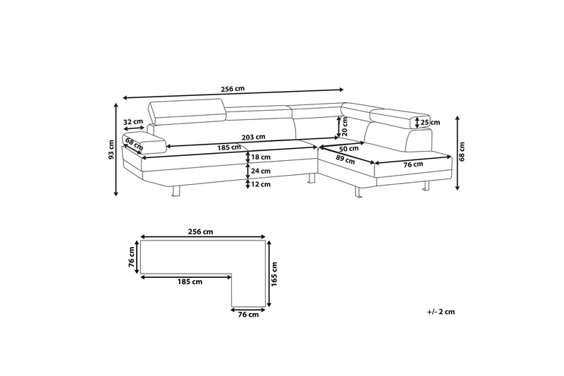 Norreia 5-Pers. Hjørnesovesofa Venstre - Velour/Grøn - Møbler - Sofaer - Sovesofaer