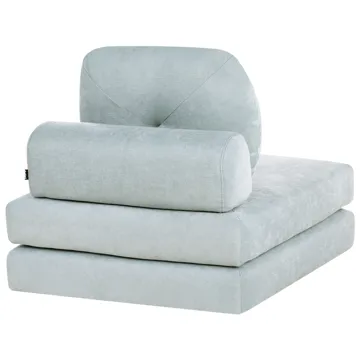 Olden 1-personers Sammenklappelig Sovesofa 81x182 cm i Chenille - Blå - Møbler - Sofaer - Sovesofaer - Fremadvendt sovesofa