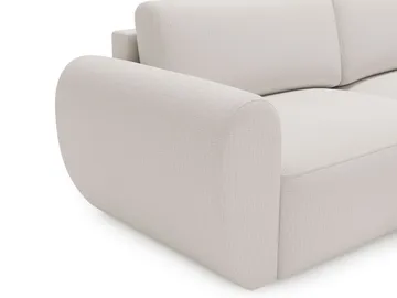 Osvar 3-personers sovesofa med chaiselong til højre og opbevaring - Mørk beige - Møbler - Sofaer - Sovesofaer
