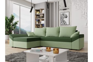 Ovadia 4-personers Sovesofa Højre - Grøn - Møbler - Sofaer - Sovesofaer