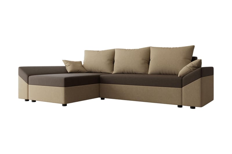 Ovadia 5-Pers. Sovesofa, Brun/Beige