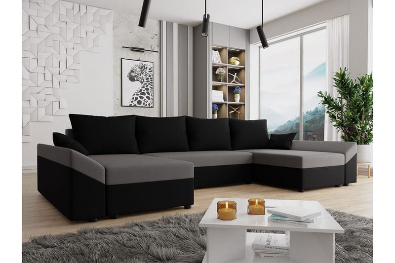 Ovadia Sovesofa - Sort - Møbler - Sofaer - Sovesofaer