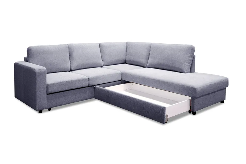 Paris Sovesofa 4-pers Højre - Lysegrå - Møbler - Sofaer - Sovesofaer