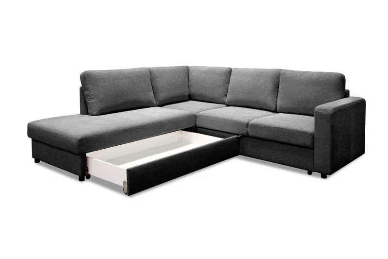 Paris Sovesofa 4-pers Venstre - Grå - Møbler - Sofaer - Sovesofaer