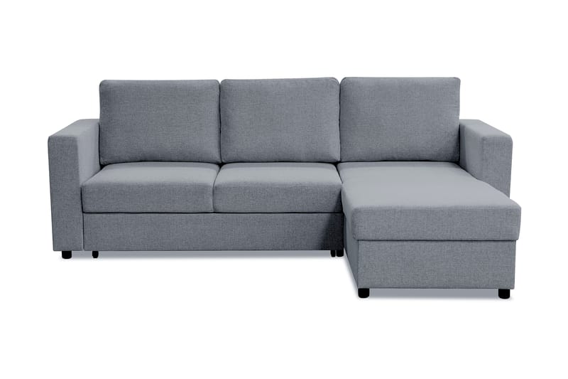 Paris Sovesofa med Chaiselong Vendbar - Lysegrå - Møbler - Sofaer - Sovesofaer