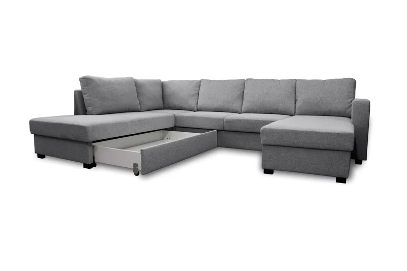 Paris U-Sovesofa Venstre - Lysegrå - Møbler - Sofaer - Sovesofaer