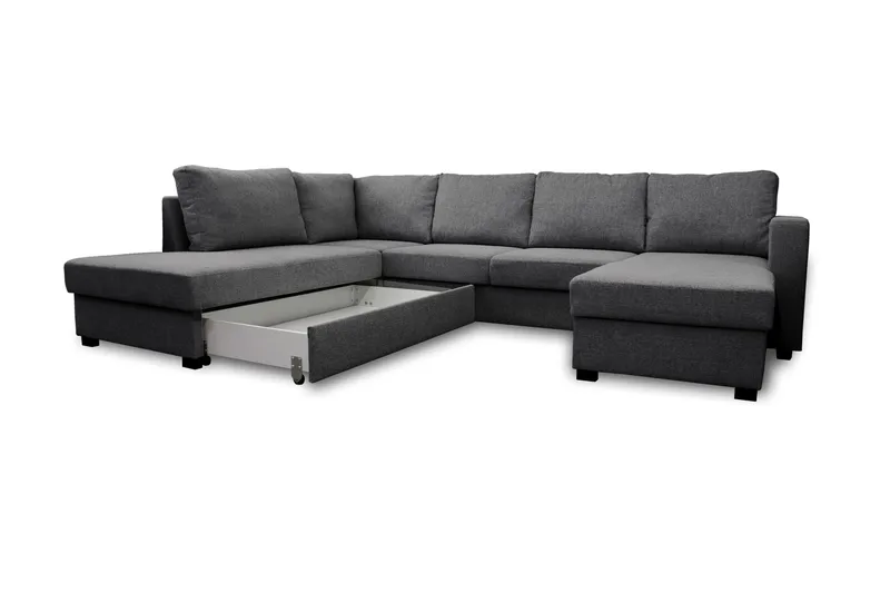 Paris U-Sovesofa Venstre - Mørkegrå - Møbler - Sofaer - Sovesofaer