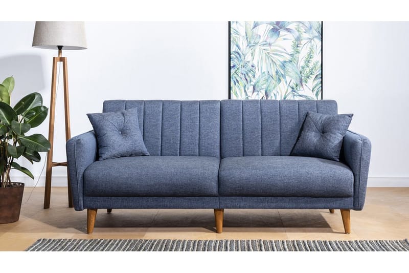 Pattyn 3-pers. Sovesofa - Mørkeblå - Møbler - Sofaer - Sovesofaer