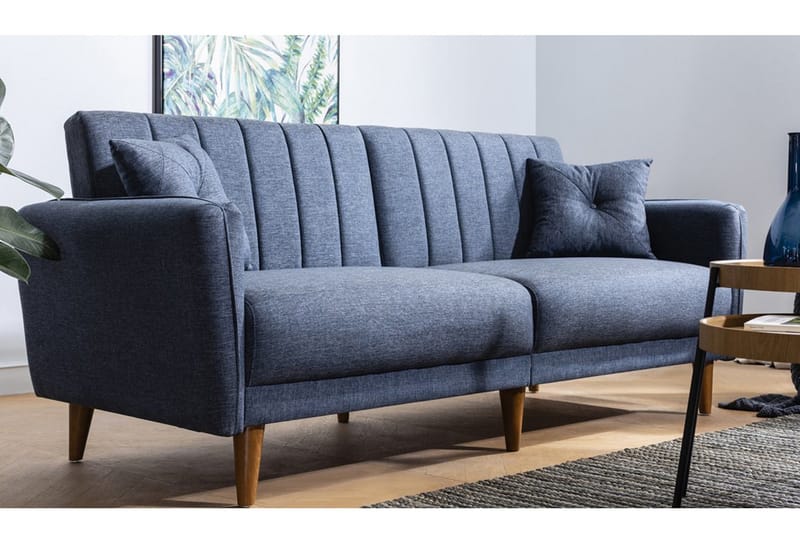 Pattyn 3-pers. Sovesofa - Mørkeblå - Møbler - Sofaer - Sovesofaer