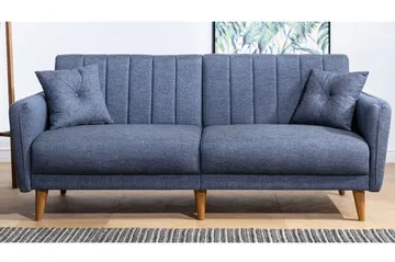 Pattyn 3-pers. Sovesofa - Mørkeblå - Møbler - Sofaer - Sovesofaer