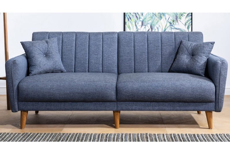 Pattyn 3-pers. Sovesofa - Mørkeblå - Møbler - Sofaer - Sovesofaer