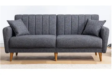 Pattyn 3-pers. Sovesofa - Mørkegrå - Møbler - Sofaer - Sovesofaer