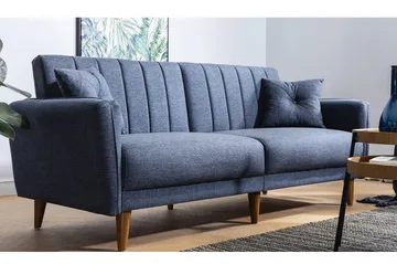 Pattyn 3-pers. Sovesofa - Mørkeblå - Møbler - Sofaer - Sovesofaer