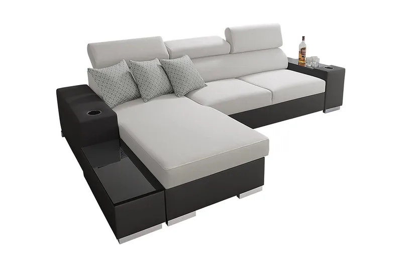 Pereso Hjørnesofa Venstre, Grå