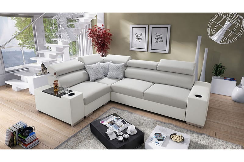Perseo Sovesofa med diva 282x205x95 cm - Møbler - Sofaer - Sovesofaer
