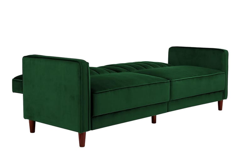 Pin Tuftet 2-personers Sovesofa Velour/Grøn - Dorel Home - Møbler - Sofaer - Sovesofaer
