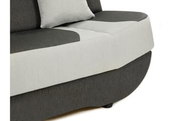 Pinto 3-personers Rektangulær Sovesofa i Stof - Rød|Sort - Møbler - Sofaer - Sovesofaer