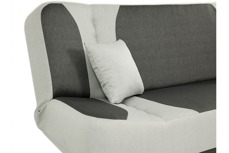 Pinto 3-personers Rektangulær Sovesofa i Stof - Rød|Sort - Møbler - Sofaer - Sovesofaer