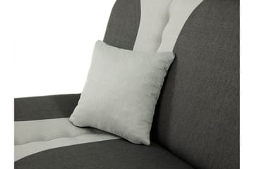 Pinto 3-personers Rektangulær Sovesofa i Stof - Rød|Sort - Møbler - Sofaer - Sovesofaer