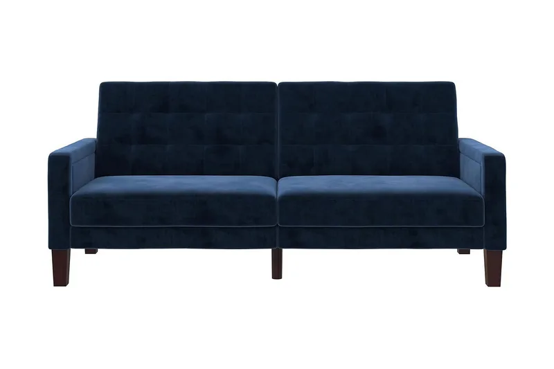 Porter 2-personers Sovesofa Velour/Blå, Dorel Home