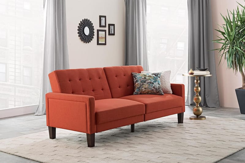 Porter 2-personers Sovesofa Orange - Dorel Home - 2 personers sovesofa - Sovesofaer