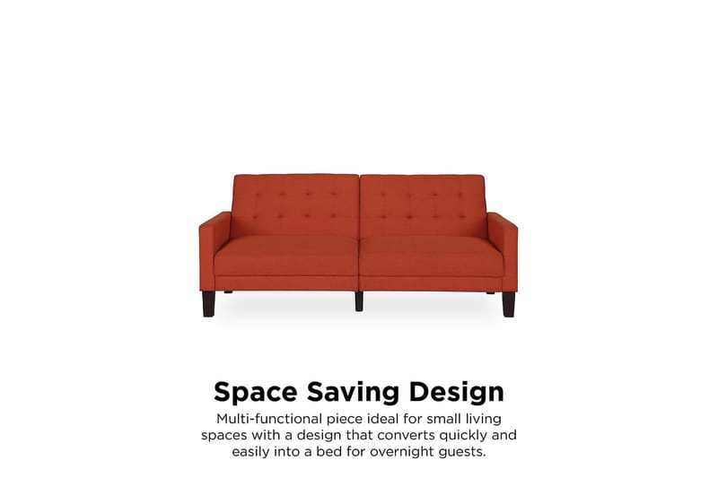 Porter 2-personers Sovesofa Orange - Dorel Home - 2 personers sovesofa - Sovesofaer