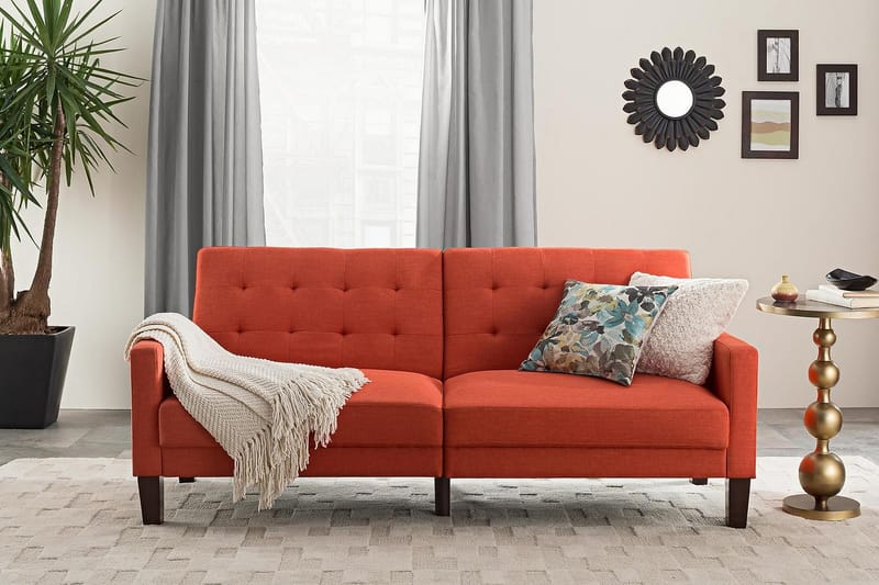 Porter 2-personers Sovesofa Orange - Dorel Home - 2 personers sovesofa - Sovesofaer