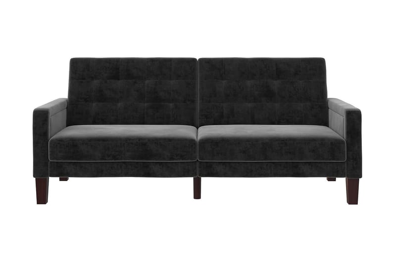 Porter 2-personers Sovesofa Velour/Grå - Dorel Home - 2 personers sovesofa - Velour sofaer - Sovesofaer