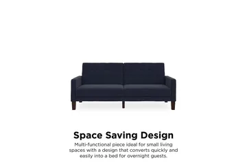 Porter 2-personers Sovesofa Linnedblå - Dorel Home - Møbler - Sofaer - Sovesofaer - 2 personers sovesofa