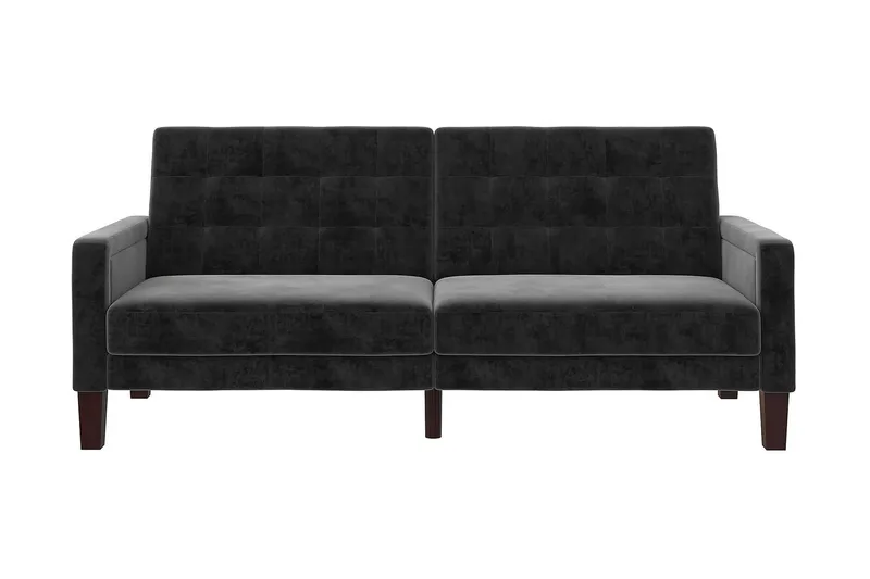 Porter 2-personers Sovesofa Velour/Grå, Dorel Home