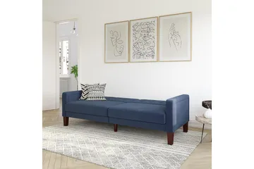 Porter 2-personers Sovesofa Linnedblå - Dorel Home - Møbler - Sofaer - Sovesofaer - 2 personers sovesofa