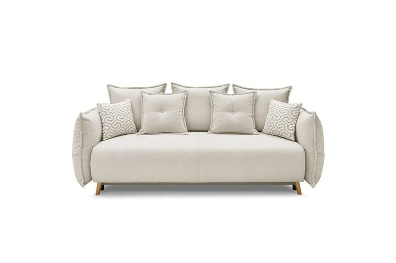 Puffin Sovesofa 3-personers, Cremehvid