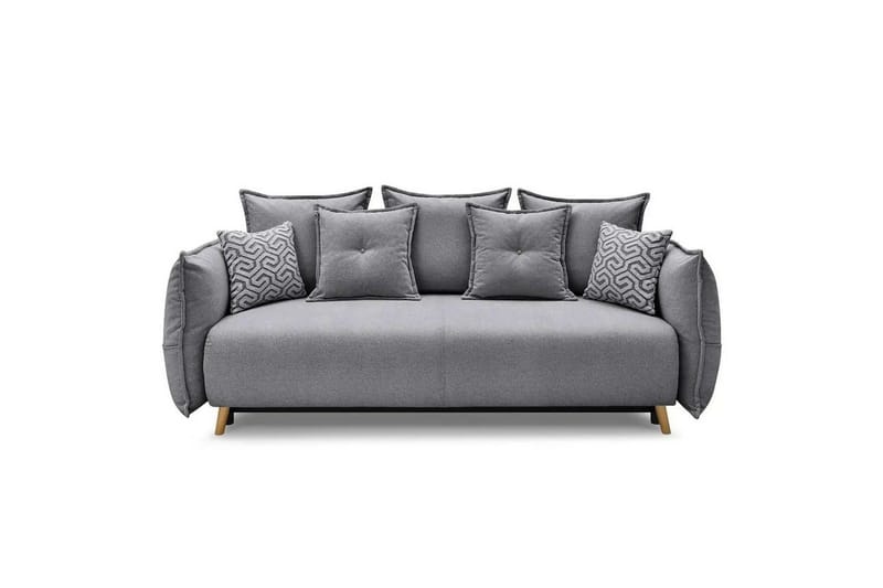 Puffin Sovesofa 3-personers, Grå