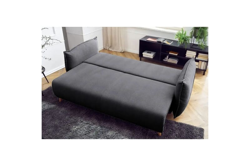 Puffin Sovesofa 3-personers - Antracit - Møbler - Sofaer - Sovesofaer