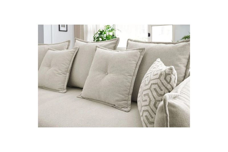 Puffin Sovesofa 3-personers - Cremehvid - Møbler - Sofaer - Sovesofaer