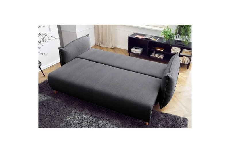 Puffin Sovesofa 3-personers - Antracit - Møbler - Sofaer - Sovesofaer