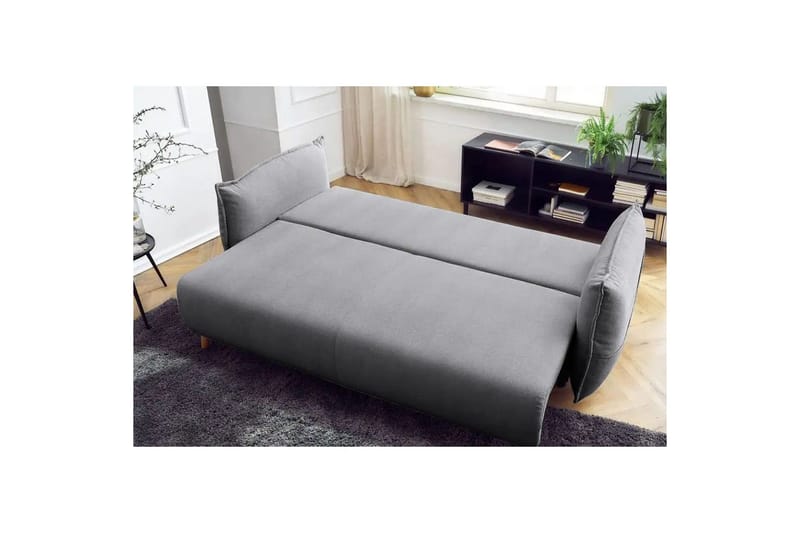 Puffin Sovesofa 3-personers - Grå - Møbler - Sofaer - Sovesofaer