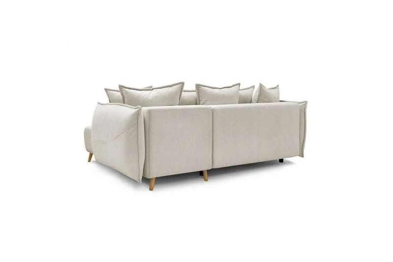 Puffin Sovesofa med divan 3-personers - Cremehvid - Møbler - Sofaer - Sovesofaer