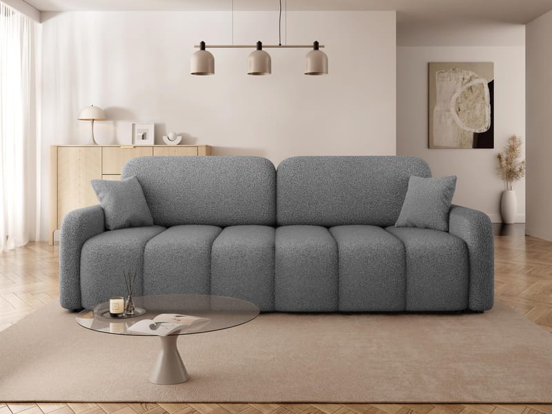 Quarlos 3-personers sovesofa med opbevaring - Grå - Møbler - Sofaer - Sovesofaer