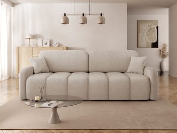 Quarlos 3-personers sovesofa med opbevaring - Mørk beige - Møbler - Sofaer - Sovesofaer
