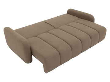 Quarlos 3-personers sovesofa med opbevaring - Mørk beige - Møbler - Sofaer - Sovesofaer