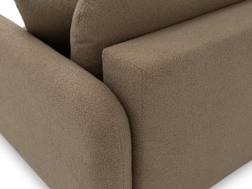 Quarlos 3-personers sovesofa med opbevaring - Mørk beige - Møbler - Sofaer - Sovesofaer