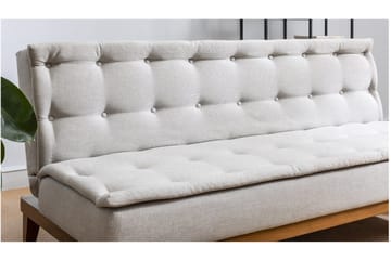 Raguel 3-pers. Sovesofa - Beige - Møbler - Sofaer - Sovesofaer