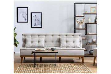 Raguel 3-pers. Sovesofa - Beige - Møbler - Sofaer - Sovesofaer