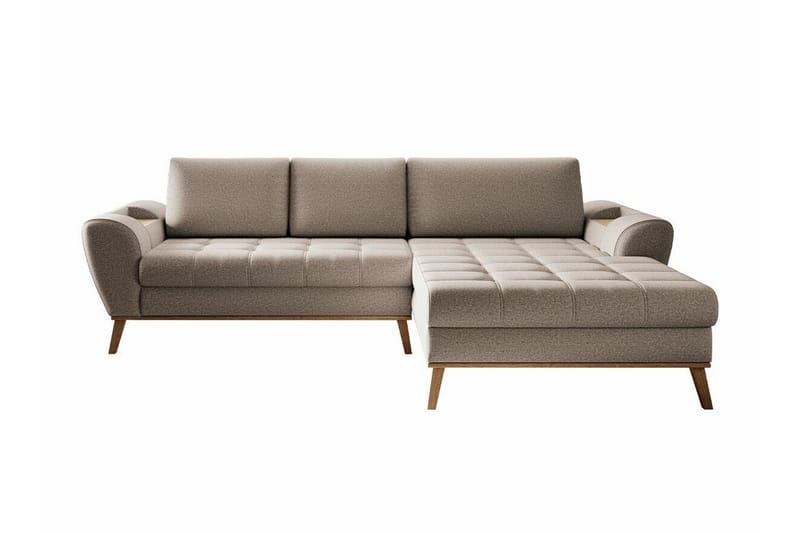 Rathkeale 3-personers Hjørnesofa - Beige - Sovesofaer - Hjørnesovesofa