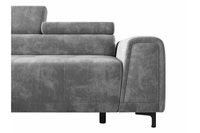 Rathkeale 3-personers Hjørnesofa - Mørkegrå - Møbler - Sofaer - Sovesofaer