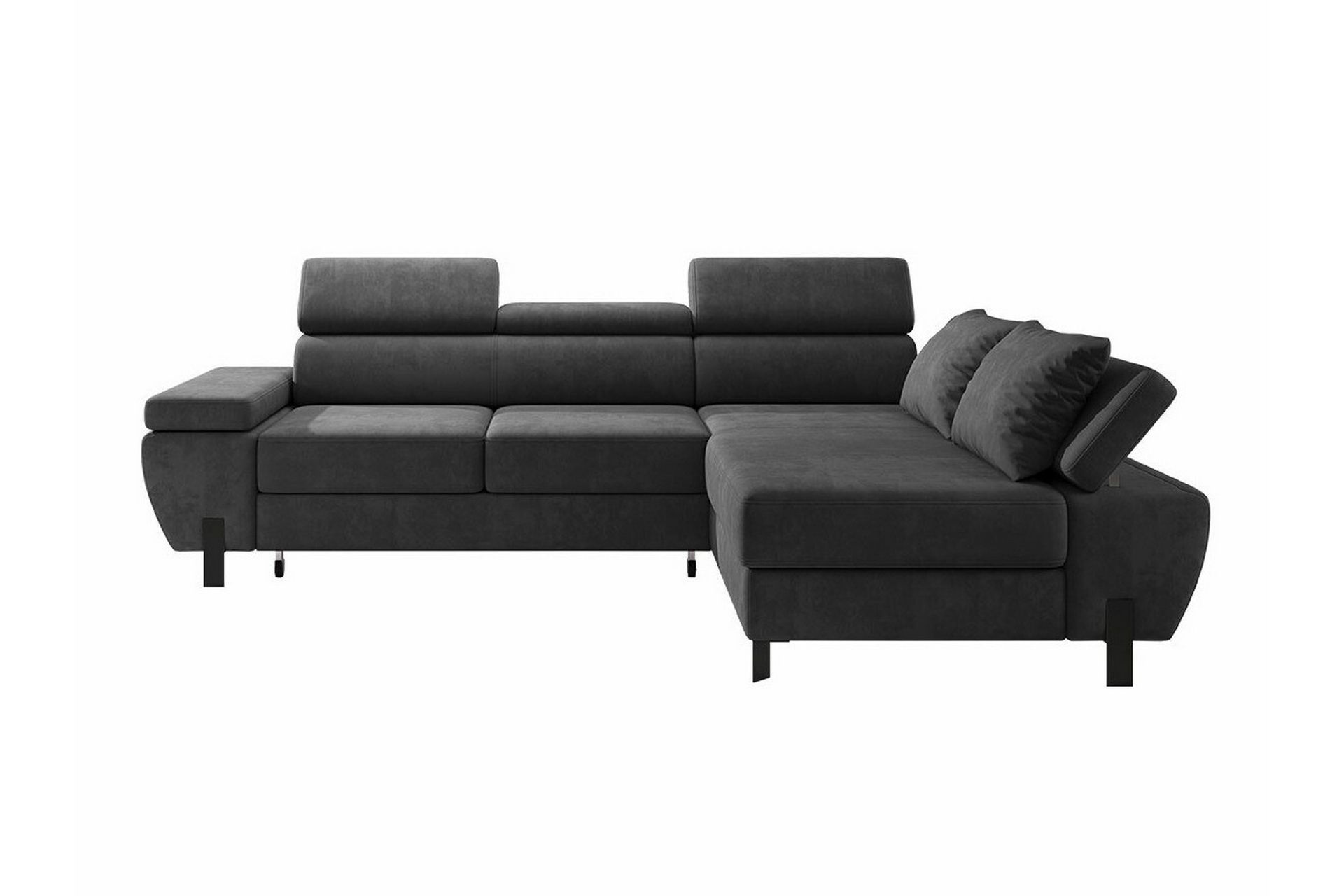 Rathkeale 4-personers Hjørnesofa - Mørkegrå - Møbler - Sofaer - Sovesofaer