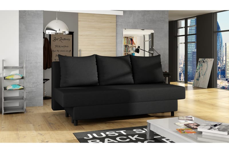 Rayez sovesofa - Sort - Sovesofaer - 2 personers sovesofa