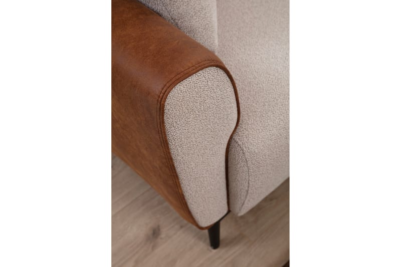 Rebelo 3-Pers. Sovesofa - Beige - Sovesofaer